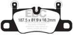 EBC Yellowstuff rear brake pads for Porsche 911