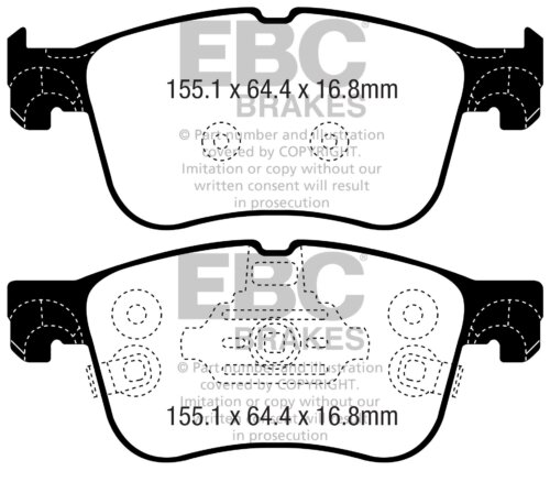 EBC Yellowstuff front brake pads for Ford Puma