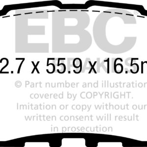 EBC Yellowstuff front brake pads for Suzuki Across