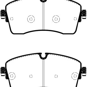 EBC Yellowstuff front brake pads for Jaguar E-Pace