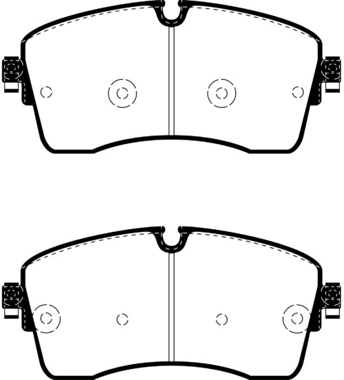 EBC Yellowstuff front brake pads for Jaguar E-Pace