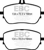 EBC Yellowstuff front brake pads for Mercedes-Benz A-Class
