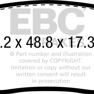 EBC Yellowstuff rear brake pads for Mercedes-Benz A-Class
