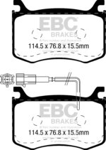 EBC Yellowstuff front brake pads for Alfa Romeo Giulia
