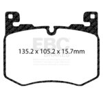 EBC Yellowstuff front brake pads for Jaguar F-Pace
