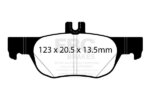 EBC Yellowstuff rear brake pads for Mazda 3, Mazda CX-30