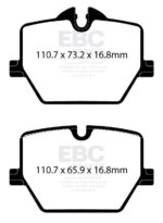 EBC Yellowstuff rear brake pads for BMW 2, BMW 4