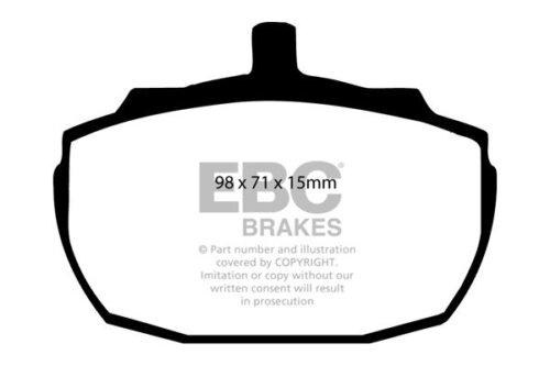 EBC Yellowstuff front brake pads for Austin Ambassador, Austin Princess