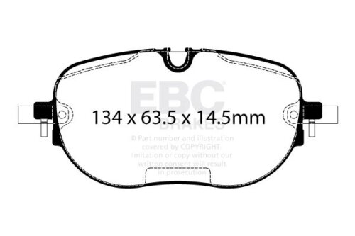EBC Yellowstuff front brake pads for VW ID.3