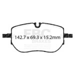 EBC Yellowstuff front brake pads for VW ID.4, VW ID.5