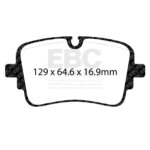 EBC Yellowstuff rear brake pads for Audi A6, Audi A7