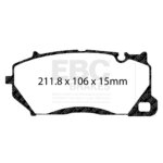 EBC Yellowstuff front brake pads for Audi A6, Audi A7
