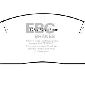EBC Ultimax front brake pads for Toyota LiteAce