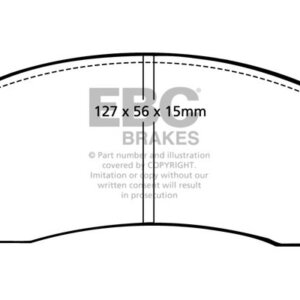 EBC Yellowstuff front brake pads for Toyota Celica