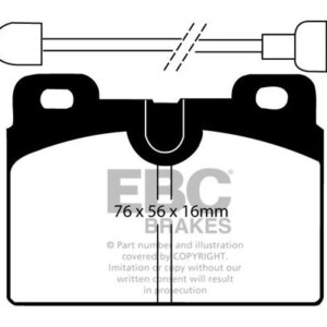 EBC Ultimax front brake pads for Talbot Horizon
