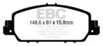 EBC Yellowstuff front brake pads for Honda HR-V