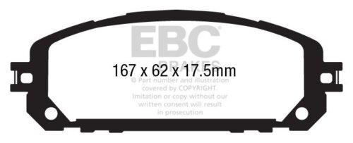 EBC Yellowstuff front brake pads for Jeep Cherokee
