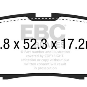 EBC Yellowstuff rear brake pads for Ford F-150
