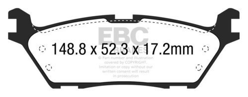 EBC Yellowstuff rear brake pads for Ford F-150