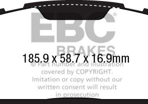 EBC Yellowstuff front brake pads for Ford Mustang