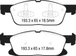 EBC Yellowstuff front brake pads for Ford Edge