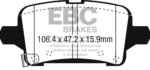 EBC Yellowstuff rear brake pads for Opel Insignia