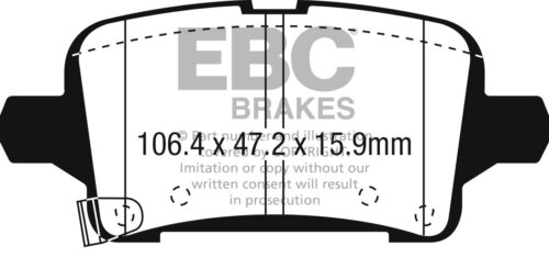 EBC Yellowstuff rear brake pads for Opel Insignia