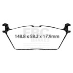 EBC Yellowstuff rear brake pads for RAM 1500