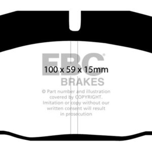 EBC Yellowstuff front brake pads for Opel Ascona, Opel Corsa