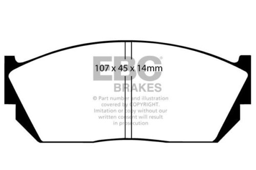 EBC Ultimax front brake pads for Honda Accord, Honda Civic