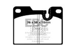 EBC Yellowstuff rear brake pads for Porsche 924, Porsche 928