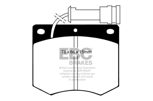 EBC Ultimax front brake pads for Ford Granada