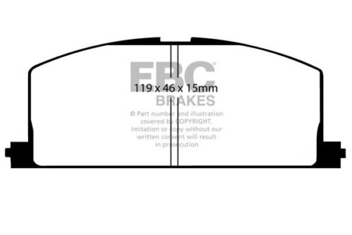 EBC Yellowstuff front brake pads for Toyota Carina, Toyota Celica