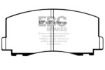 EBC Ultimax front brake pads for Mitsubishi Cordia, Mitsubishi Tredia
