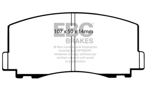 EBC Ultimax front brake pads for Mitsubishi Cordia, Mitsubishi Tredia