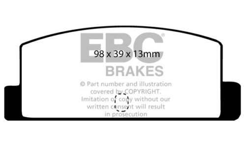 EBC Ultimax stražnje kočione pločice za Mazda RX-7