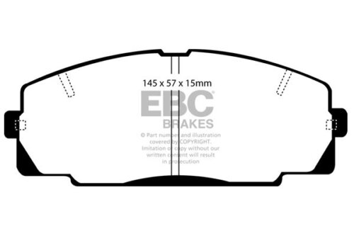 EBC Yellowstuff front brake pads for Toyota Dyna, Toyota HiAce