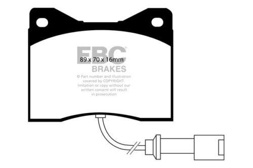 EBC Yellowstuff front brake pads for BMW 5, BMW 6