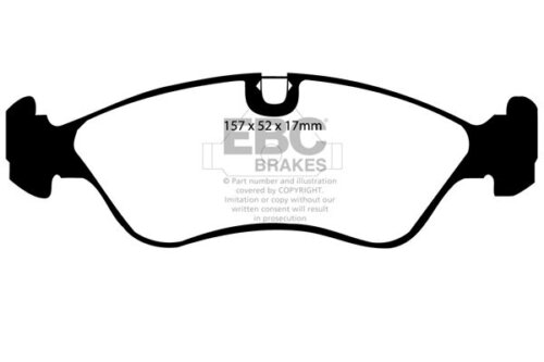 EBC Yellowstuff front brake pads for Opel Astra, Opel Calibra