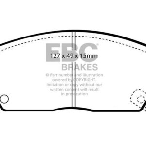EBC Yellowstuff prednje kočione pločice za Hyundai ix35, Hyundai Lantra