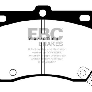 EBC Yellowstuff prednje kočione pločice za Mazda 323, Mazda MX-3