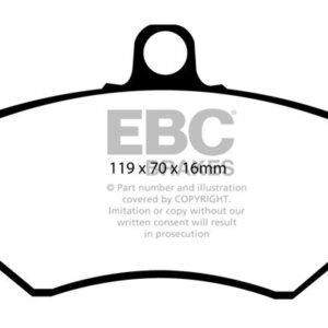 EBC Yellowstuff prednje kočione pločice za VW Passat