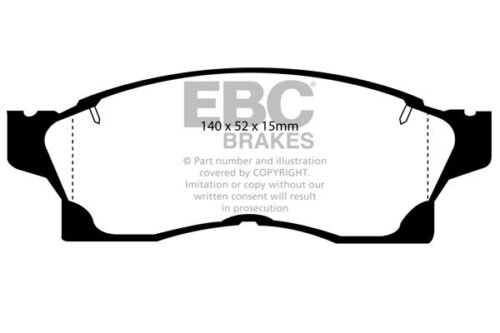 EBC Yellowstuff front brake pads for Toyota MR2