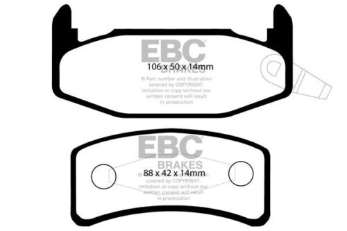 EBC Yellowstuff rear brake pads for Peugeot 308
