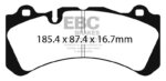 EBC Bluestuff NDX front brake pads for Volvo S60, Volvo V60