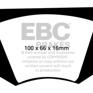 EBC Bluestuff NDX prednje kočione pločice za Triumph TR3