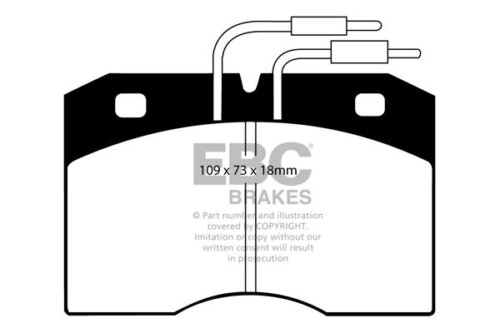 EBC Ultimax front brake pads for Renault Master
