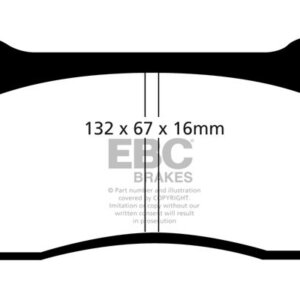 EBC Bluestuff NDX prednje kočione pločice za Aston Martin DB7, Chrysler Viper
