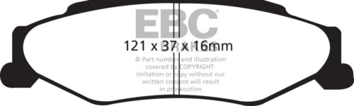 EBC Bluestuff NDX rear brake pads for Chevrolet Corvette
