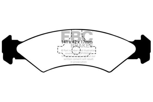 EBC Ultimax front brake pads for Ford Fiesta
